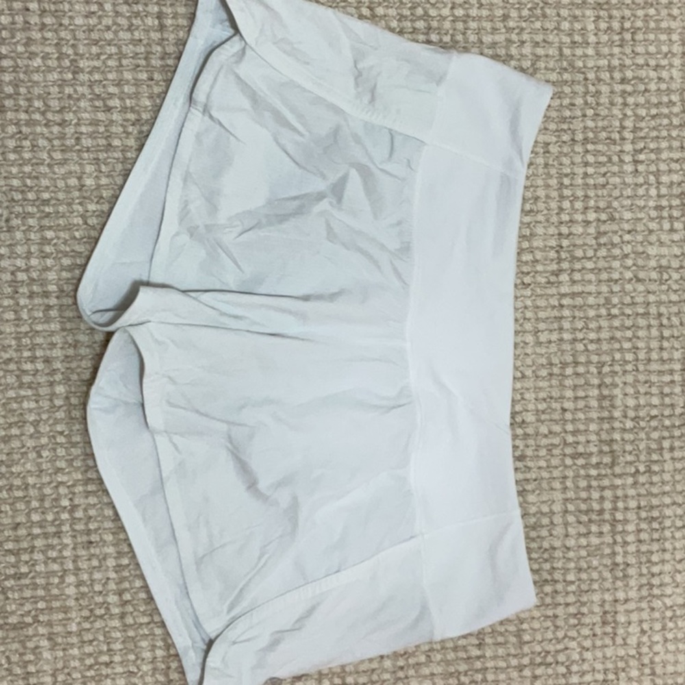 Women's White Lululemon Shorts